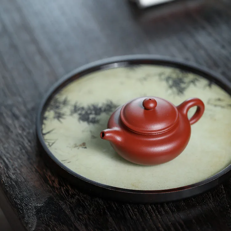 Высокое качество руда дахунпао чай ручной работы эскиз антикварный чайник