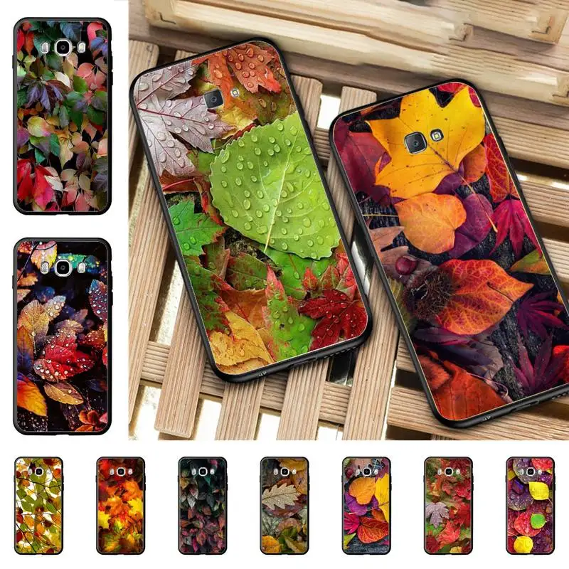 

YNDFCNB Maple Leaf Phone Case for Samsung J 2 3 4 5 6 7 8 prime plus 2018 2017 2016 core