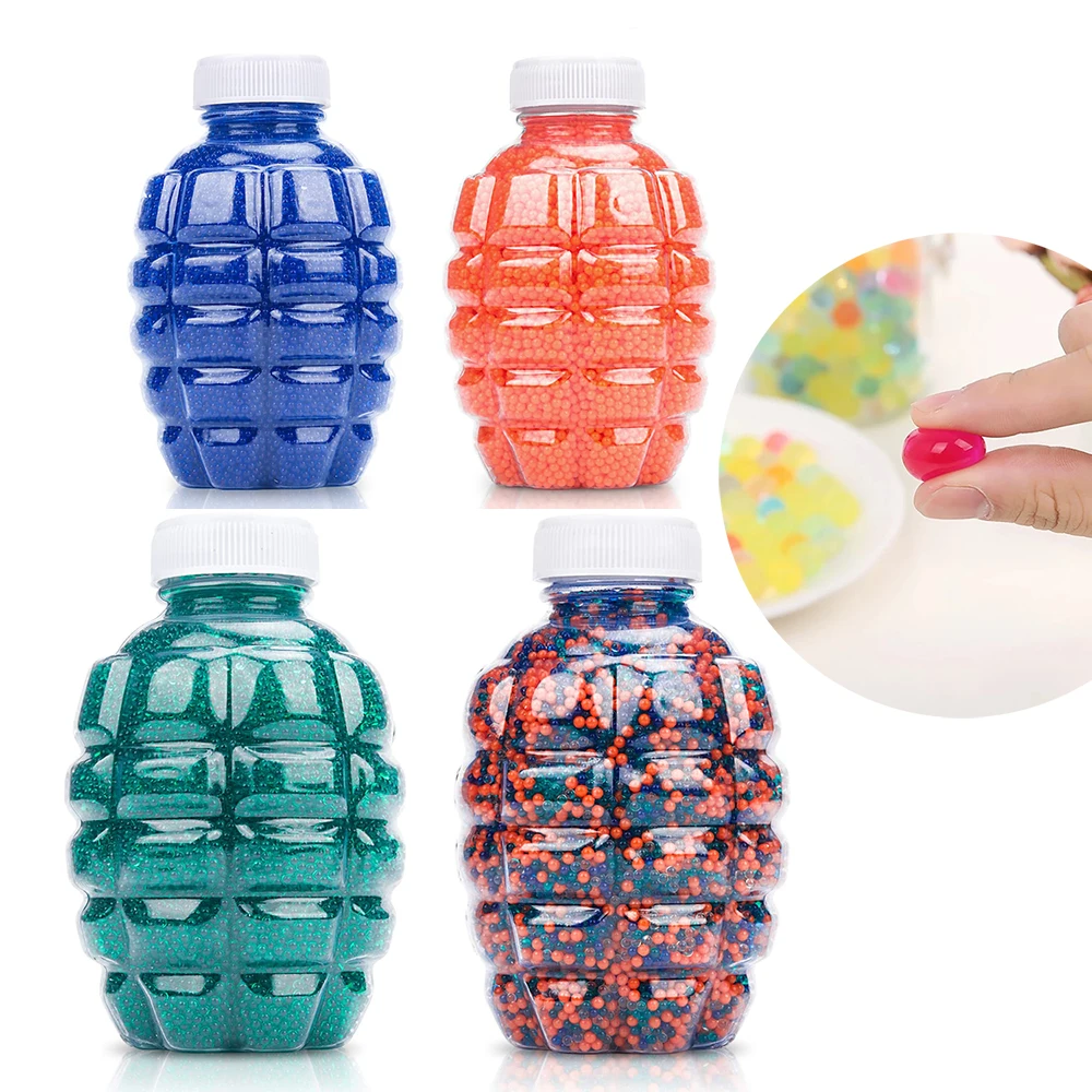 

12000pcs/box Gel Water Balls Crystal Soil Hydrogel Polymer Beads Flower Decor Polymer Growing Water Ballsfor Gel Blaster Toys