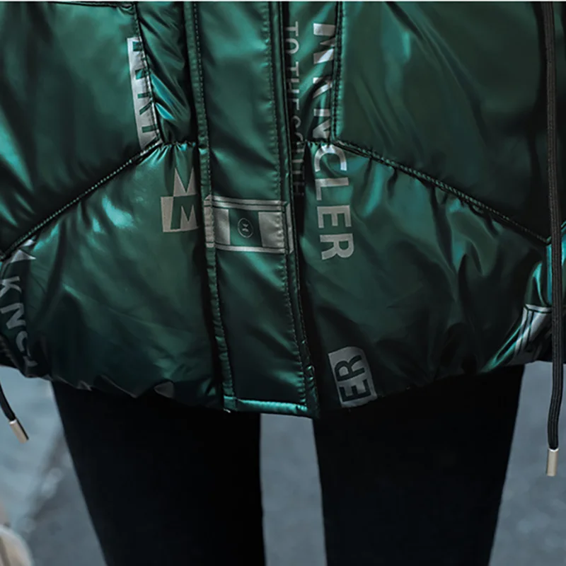 DEODAR Lightweight Zippers Down Jacket Women Winter New Short Fashion Thick Parkas Waterproof Windproof Slim Fit Lady Coat