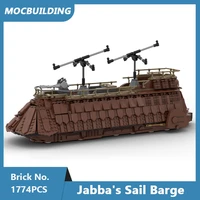 moc building blocks sail barge model diy transport battleship assembled bricks space war movie series kids toys gifts 1774pcs