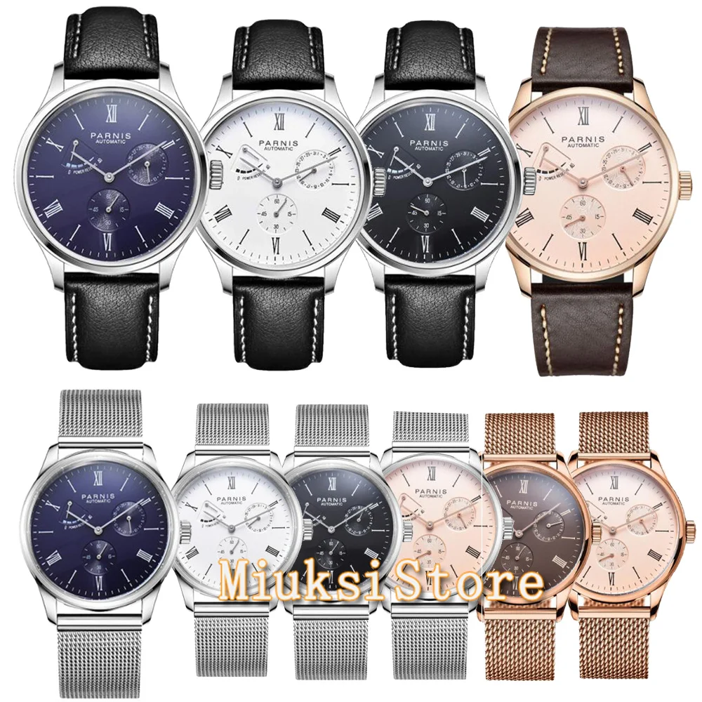 Часы мужские механические с автоподзаводом и кожаным ремешком 41 5 мм - купить по