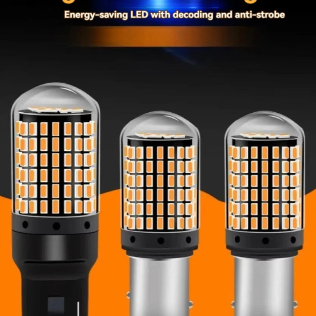 

1X 1156 BA15S P21W BAU15S PY21W 7440 W21W P21/5W 1157 BAY15D 7443 3157 Светодиодные лампы 144smd CanBus Лампа заднего указателя поворота