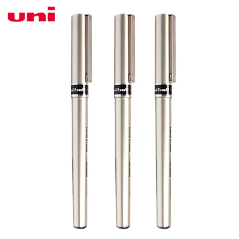 

6 Pcs Japan UNI Gel Pens UB-177 Straight Liquid Ballpoint Pen 0.7mm Student Exam Business Office Signature Pen School Supplies