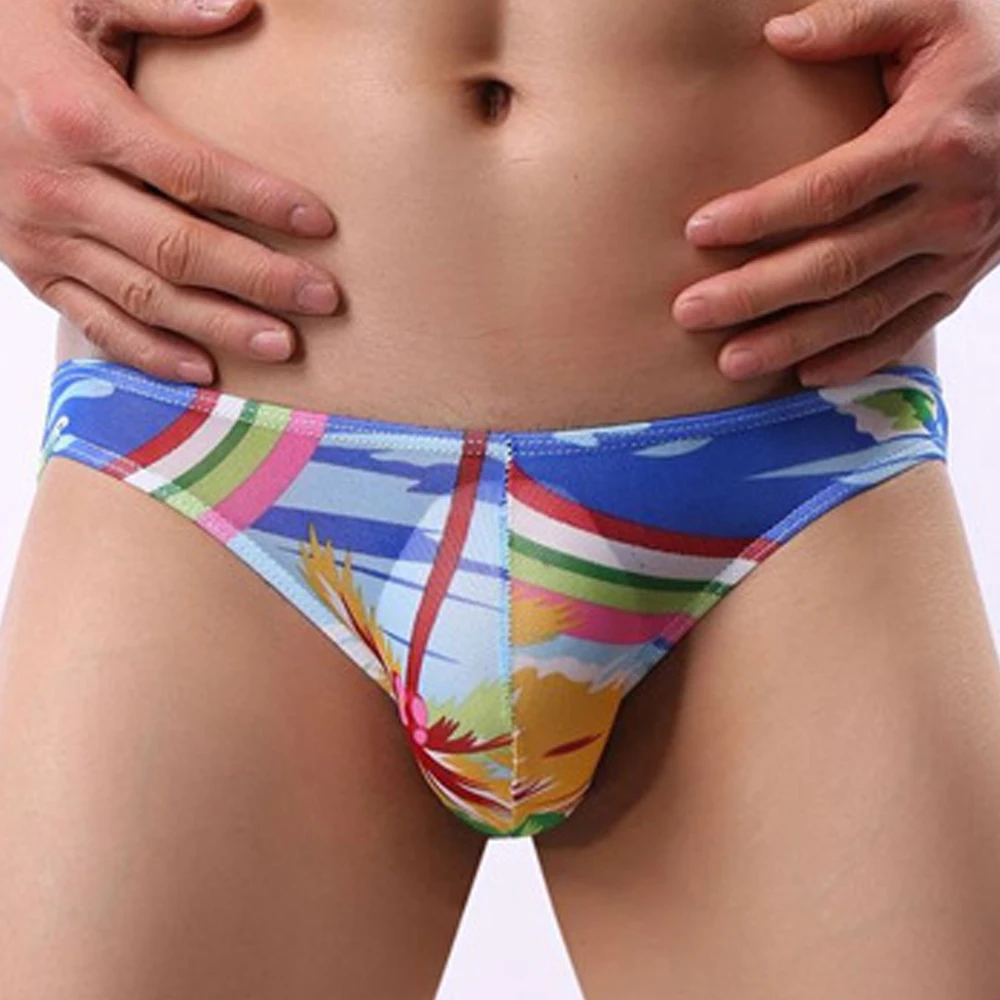 

Man Swimming Trunks Men Sexy Underwear Printed Bikini Briefs Beach Panties Male Swimwear Underpants Man Sexy Swimsuit