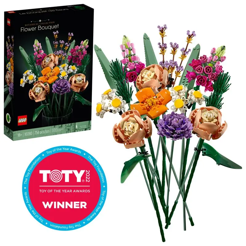

Icons Flower Bouquet 10280 Artificial Flowers, Set for Adults, Decorative Home Accessories, Mother`s Day Gift, Anniversary Gift