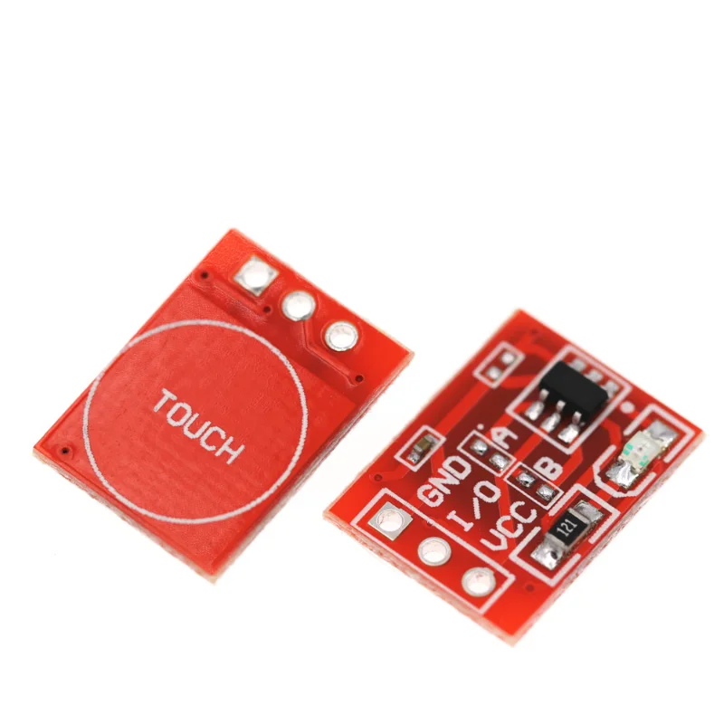 

10Pcs TTP223 Touch Key Switch Module Touch Button Capacitive Switches Self-Locking/No-Locking Capacitive Touch Switches