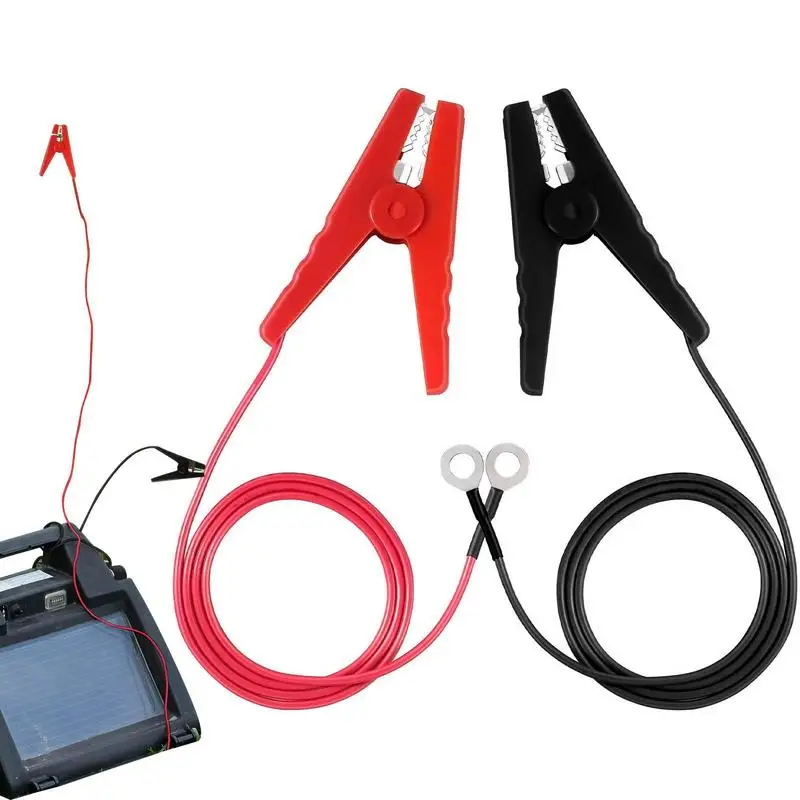 

Electric Fence Alligator Clips Electric Fence Jump Cable with Crocodile Clip Alligator Clips Cable for Solar Fence Energizers
