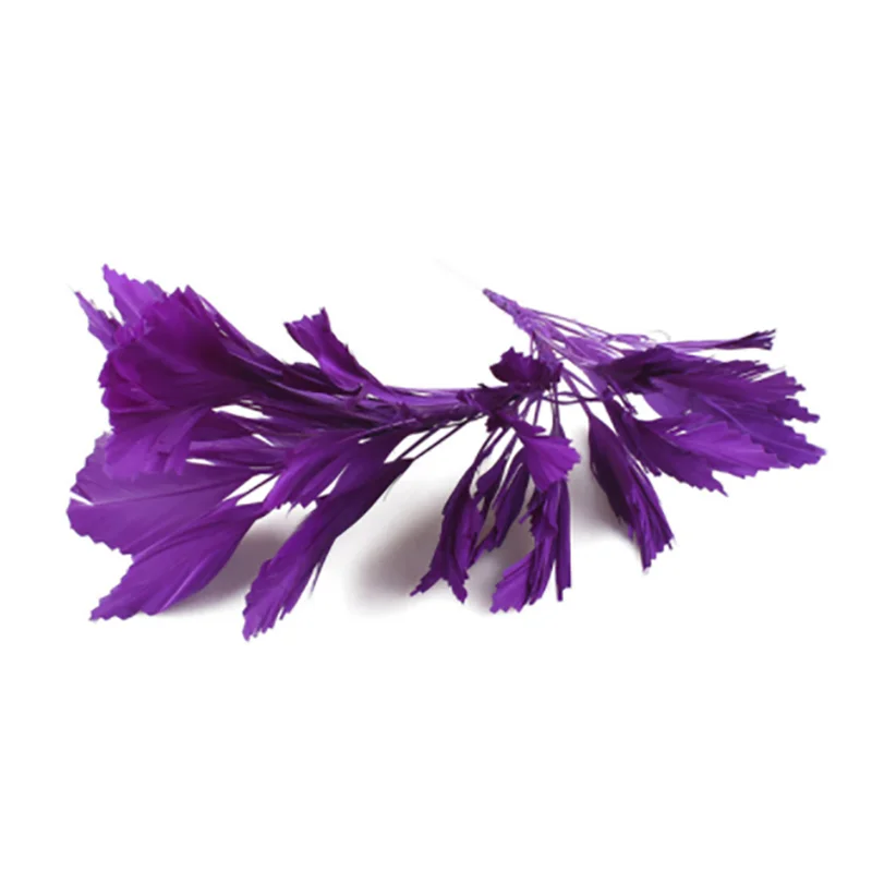 

Beautiful Goose Feathers Flower Wedding Corsages Pheasant Feathers For Crafts Headdress DIY Hat Wedding Hair Accessories