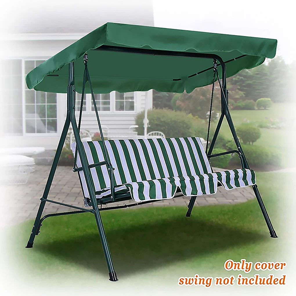 

Outdoor Yard Swing Chair Sunshade Seat Canopy Top Cover Rainproof Dust Guard Protector for Garden Porch Patio Hammock