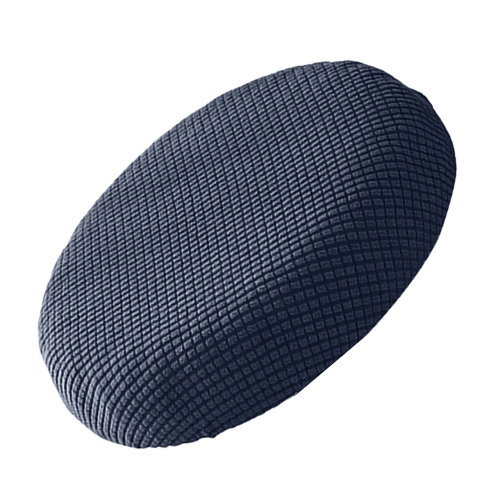 

Round Stool Cover Anti-dust Indoor Chair Garden Waterproof Couch Protector Black Foam Padding