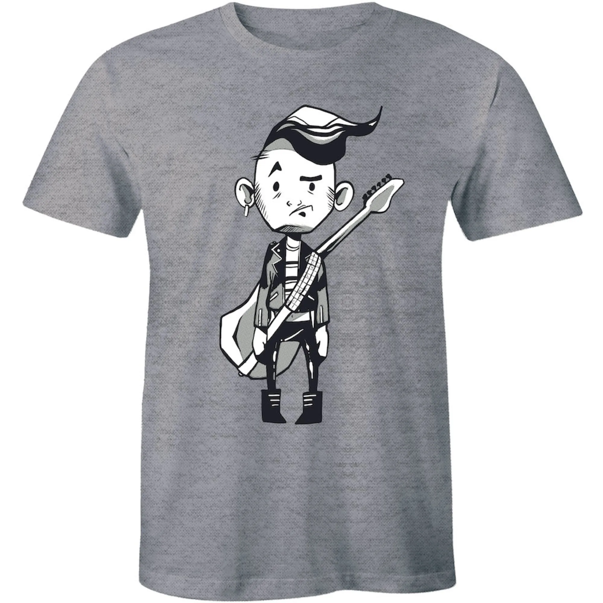 Футболка мужская с коротким рукавом и круглым вырезом