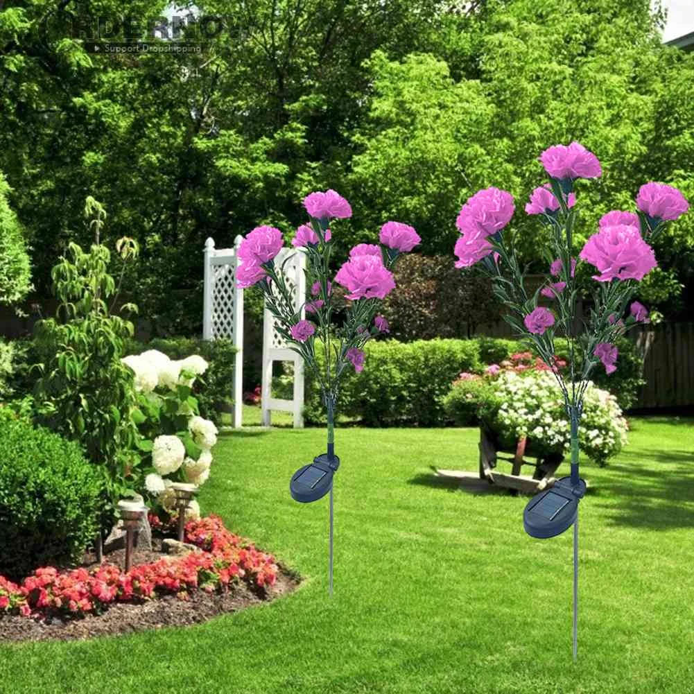 

Светодиодный светильник на солнечной батарее, водостойкий, долговечный, с гвоздиками, лужайка, дорожка, автоматическое освещение, светящий...