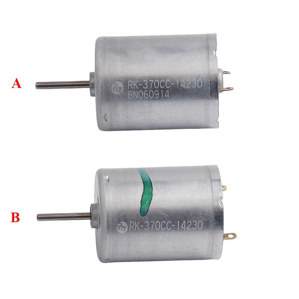 

Mabuchi RK-370CC-14230 Micro 24 мм 370 Двигатель с угольной щеткой DC 12 В 24 В 30 В 20700 об/мин Высокоскоростной электрический стайлер для волос своими руками Горячий пистолет