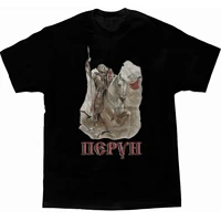 orthodox brothers slavs god perun riding horse t shirt 100 cotton short sleeve o neck casual t shirts loose top new size s 3xl
