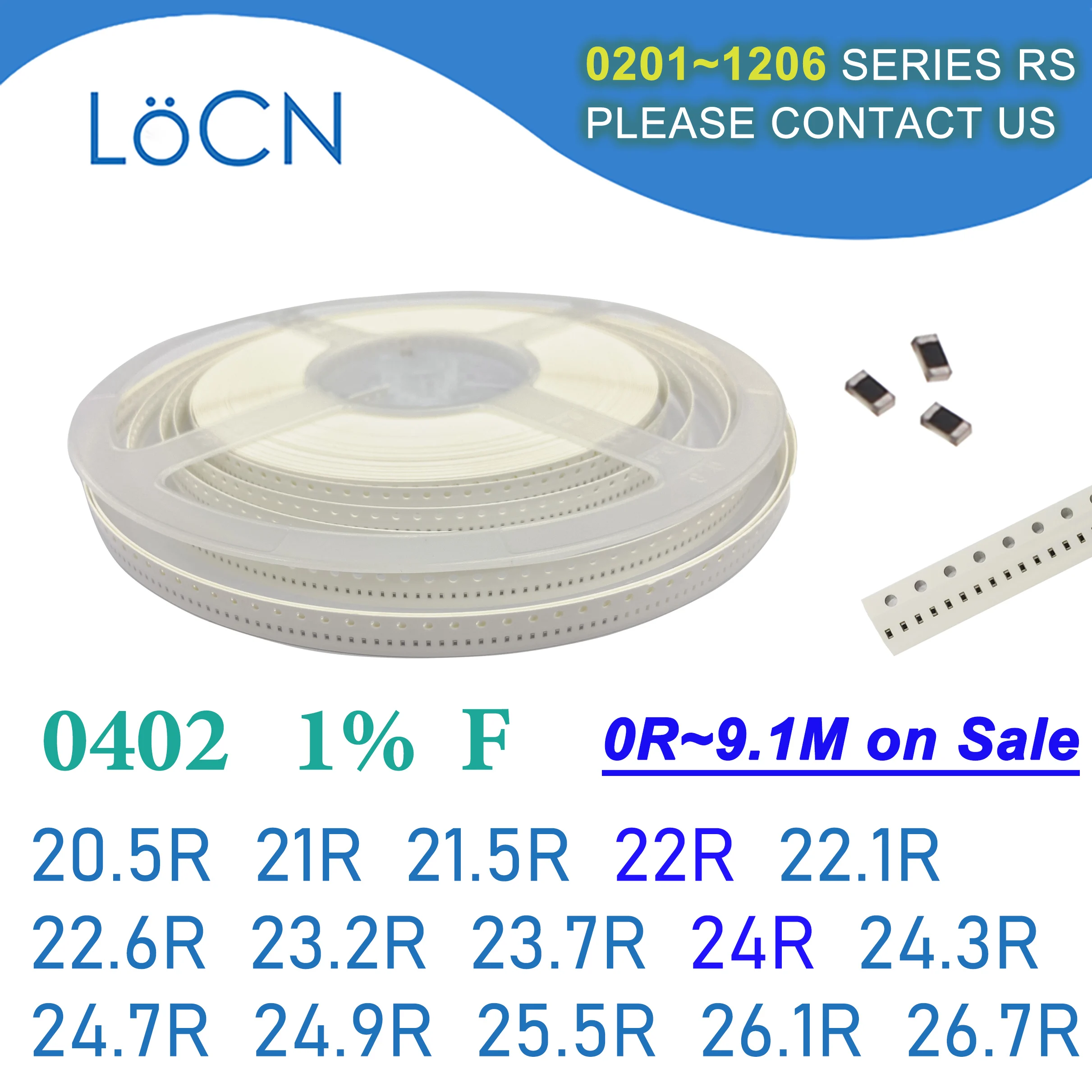 0402 1% 10000 шт. резистор SMD F 20 5R 21R 21 22R 22 1R 6R 23 2R 7R 24R 24 3R 9R 25 26 1005 Ом