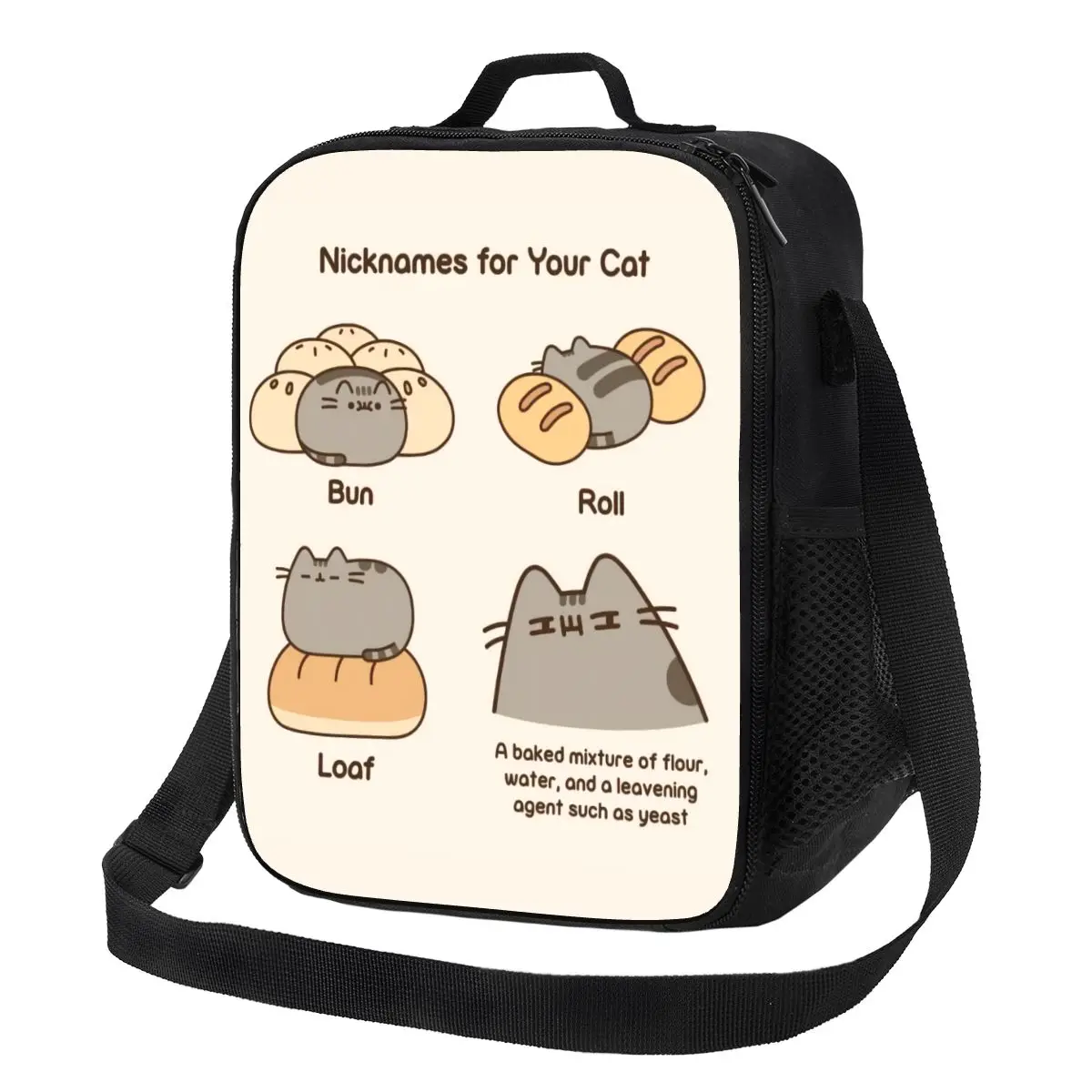 

Портативный Ланч-бокс с рисунком киски для женщин, водонепроницаемый термоохладитель с изображением котенка и кошки, сумка для обеда с термоизоляцией, школьный детский студент