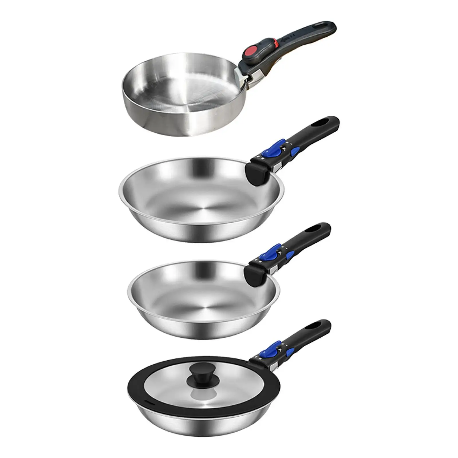 Компактная посуда для кемпинга со съемной ручкой кастрюля приготовления костра