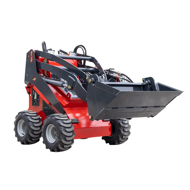 Китайский мини-погрузчик дешевый CE EURO5 Epa двигатель Skidsteer дизельное колесо