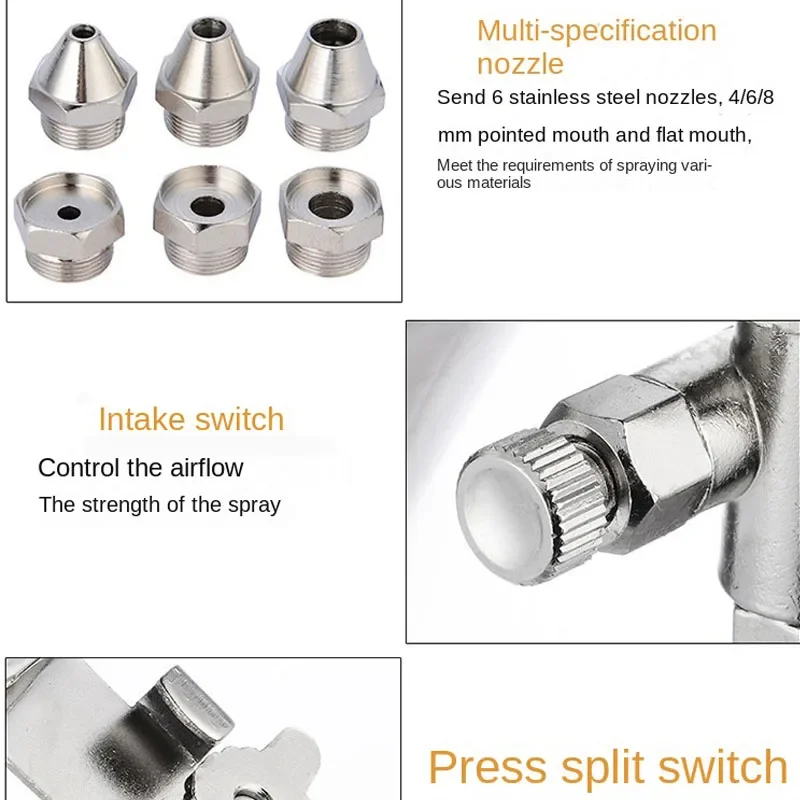 1/4 &quotпистолет-распылитель для наружных стен шпаклевка порошок настоящая