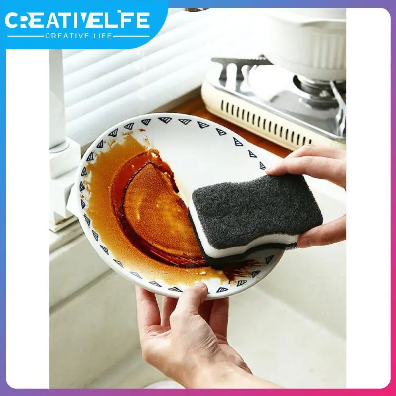 

Fine Mesh Imitation Loofah Sponge Soft Sponge 33g Sponge Wipe Rough Texture Strong Water Absorption Scouring Pad Easy To Hold