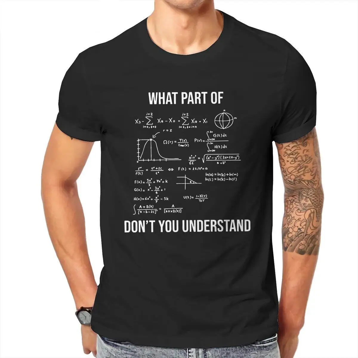 Vintage What Part Of Funny Mechanical Engineer Math  T-Shirt Men Crewneck Cotton T Shirt  Short Sleeve Tee Shirt 6XL Clothes