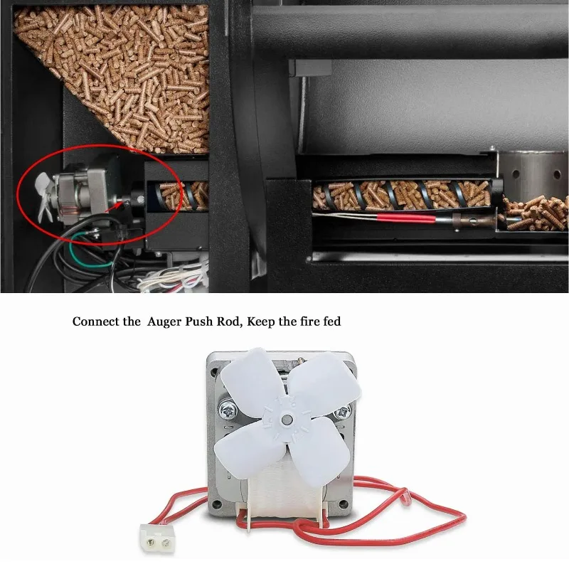 Новый Сменный шнековый двигатель для питвуара Boss Traeger деревянные гранулы