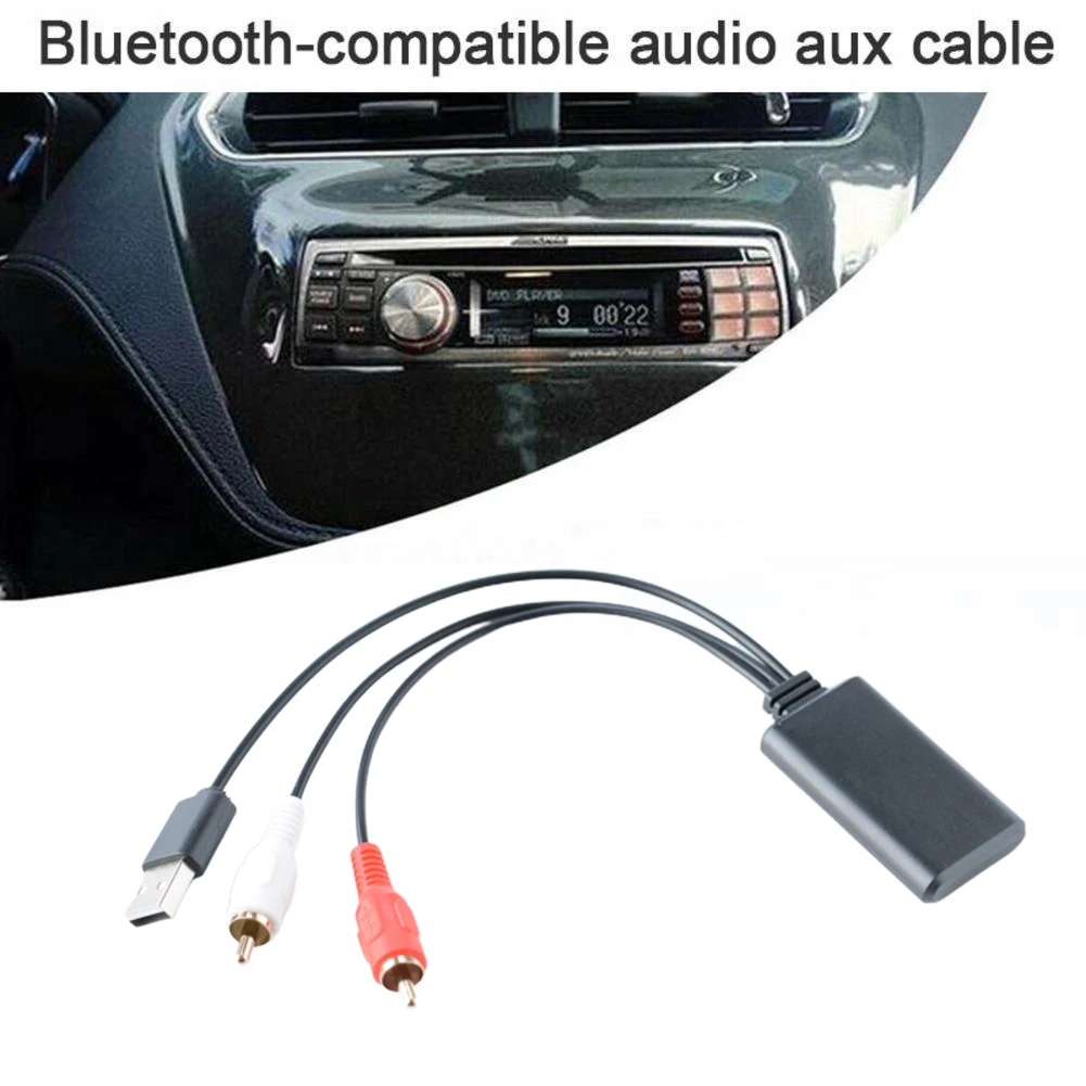 

Приемник автомобильный аудиоприемник Bluetooth-совместимый автомобильный аудиоприемник беспроводной приемник медиа AUX BT аудиоустройство
