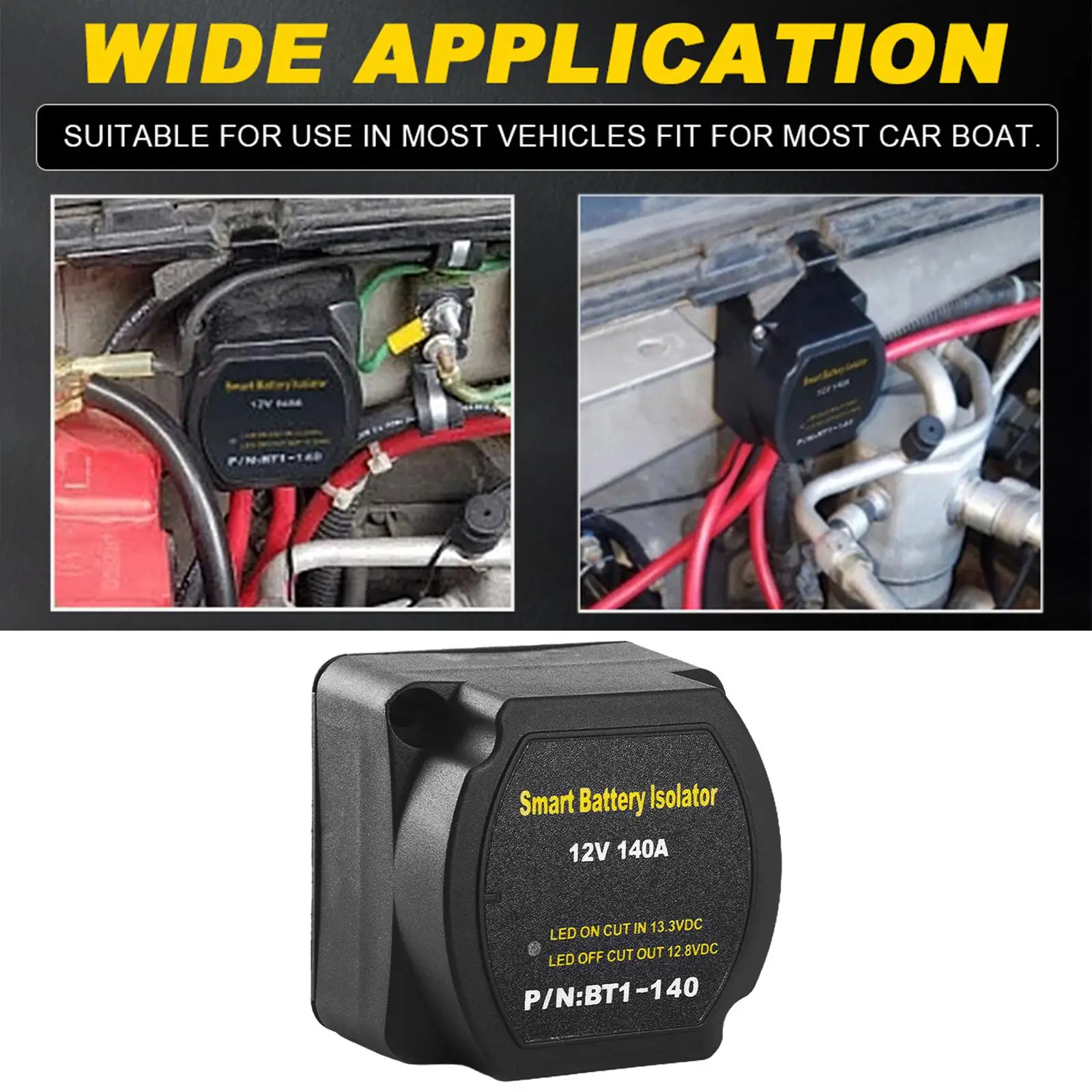 Умный изолятор батареи 12 В защита BT1-140 энергосберегающее напряжение