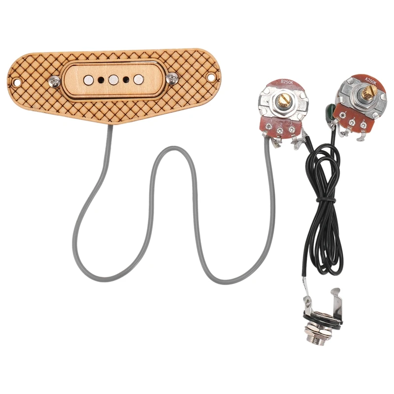 

Деревянный 3-струнный хамбакер Для гитар, 1 комплект