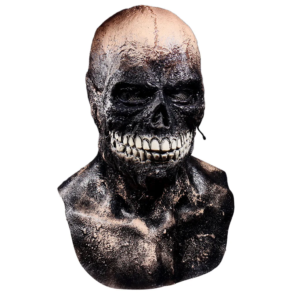 

Skull Cosplay Masks Anime Mask Devil Latex Mascarillas Skeleton Face Masques Horror Halloween Party Funny Headgea