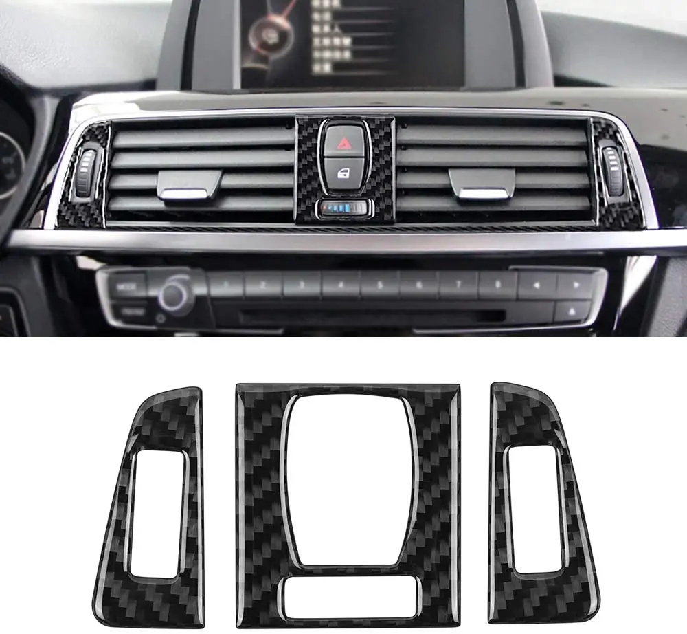 Vents Decal Sticker Parts Air Condition Covers Interior Decorations for BMW 3 4 Series GT F30 F32 F34 2013 2014 2015 2016 2017
