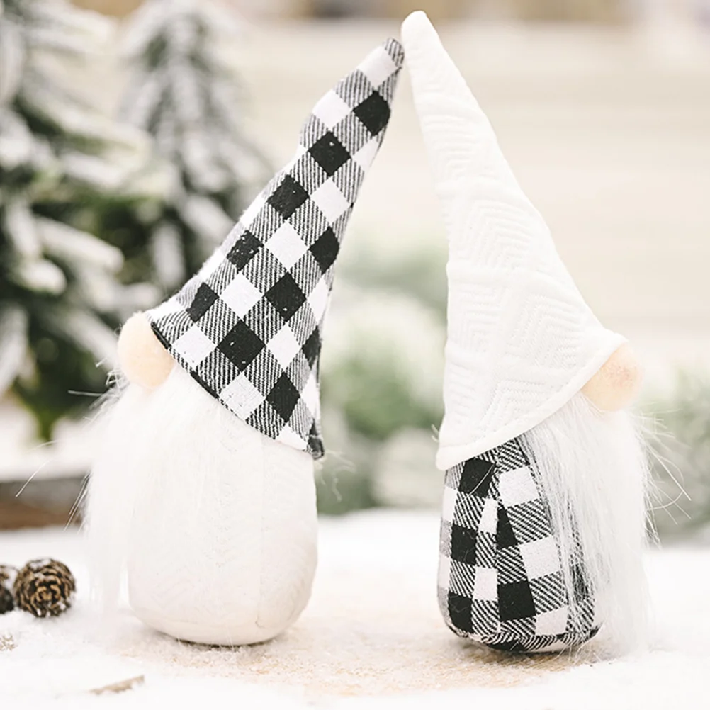 

Gnomechristmas Plush Toy Santa Elf Desktopdecorations Scandinavian Winter Tableornaments Decorative Hanging Tree Holiday