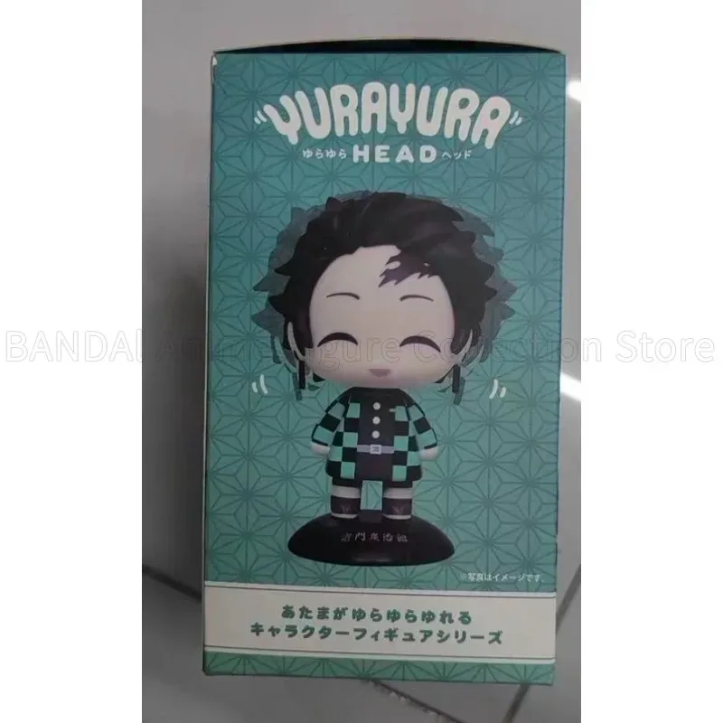 Фото В наличии Оригинальная фигурка Max Limited Takara Tomy A.R.T.S YURAYURA HEAD Kimetsu No Yaiba Танджиро Камадо с закрытыми глазами, улыбающаяся версия. Фигура №4