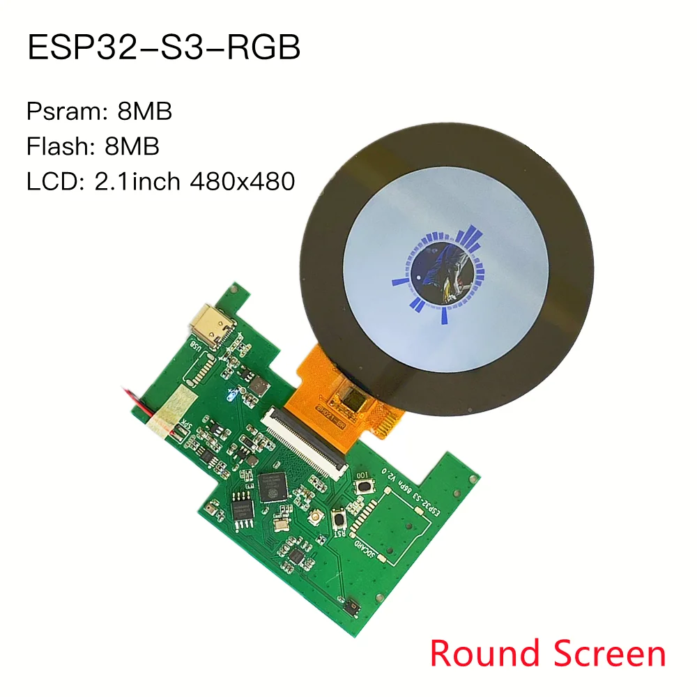 ESP32 S3 RGB ЖК-экран оценочная плата DevKit RGB565 LVGL