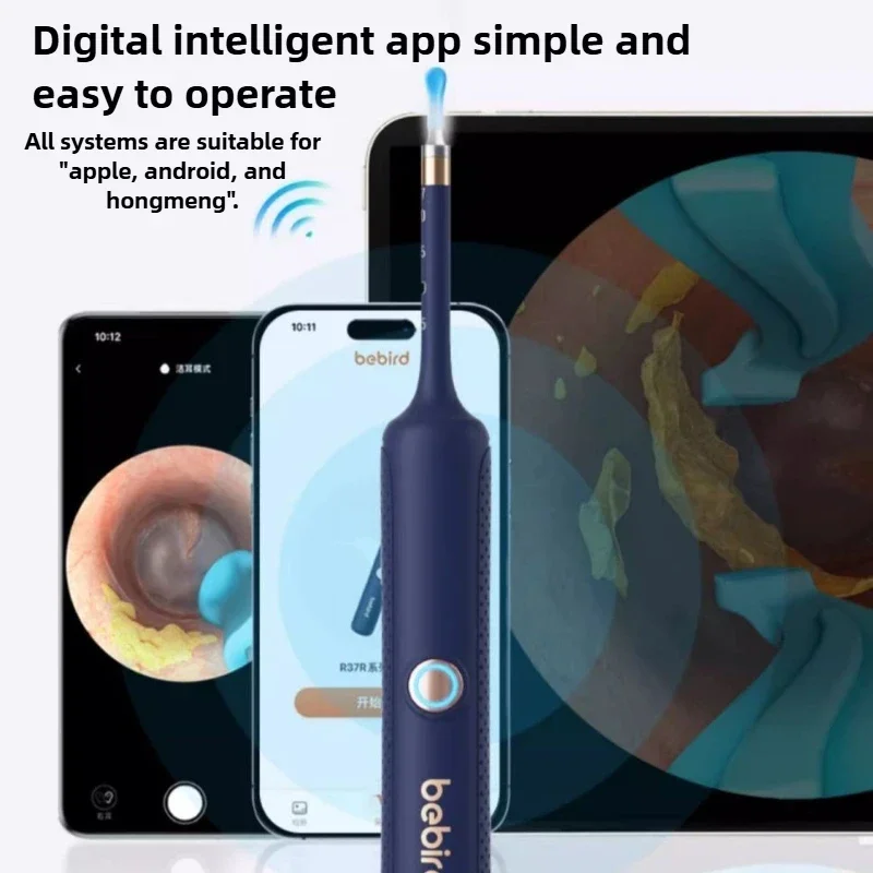 Xiaomi Bebird Visual Ear Cleaner HD клипсовый пинцет для ушей беспроводной чистящий эндоскоп
