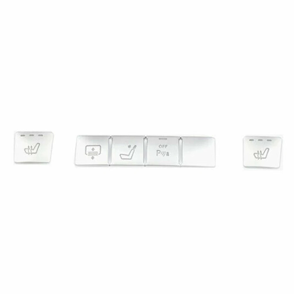 

6PCS Button Cover For Benz E-Class W212 2010-2014 ABS Silver Function Button Decoration Upgrades To Your Car Decoration Sticker