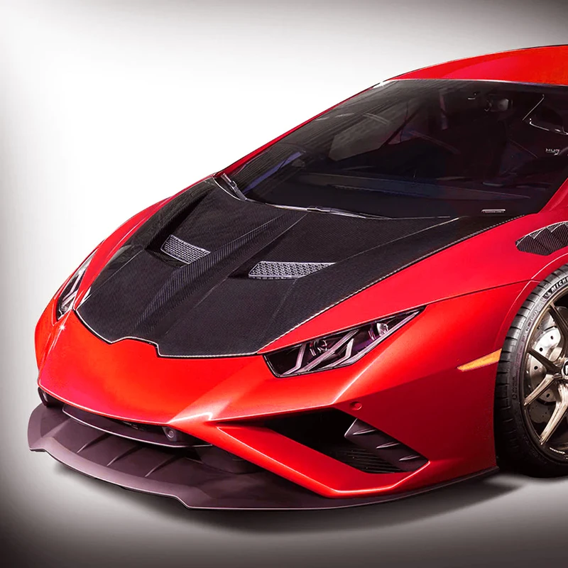 Крышка капота двигателя из сухого углеродного волокна для Vicenza edition Lamborghini Huracan