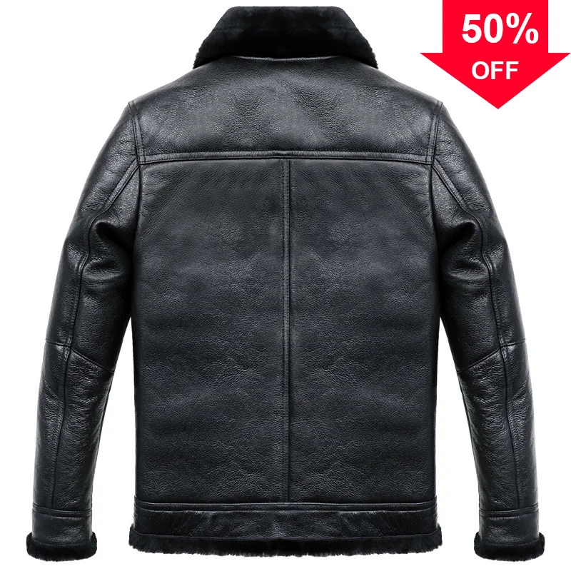 

Мужская зимняя куртка из натуральной овечьей кожи