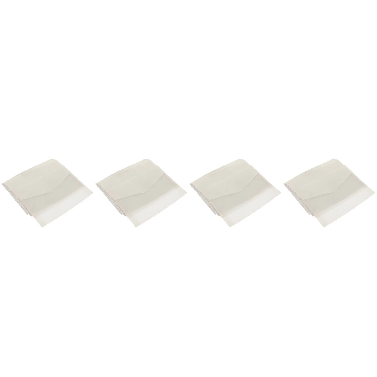 

240 pcs Translucent Envelopes Earrings Packing Bags Jewelry Organizer Bags