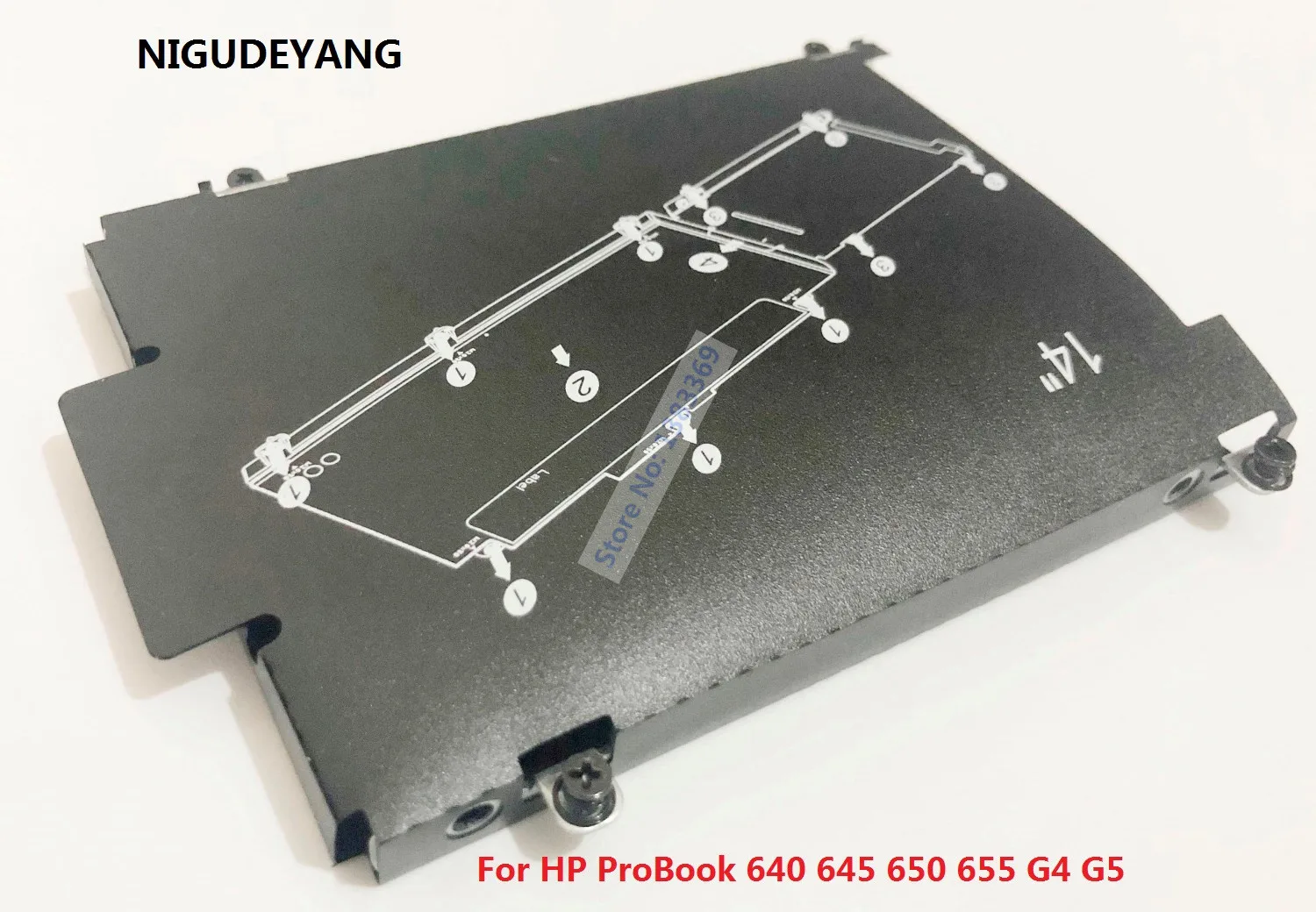 Фото SATA HDD SSD 2,5 кронштейн для жесткого диска Caddy рамка лоток для HP ProBook 640 645 650 655 G4 G5 №2