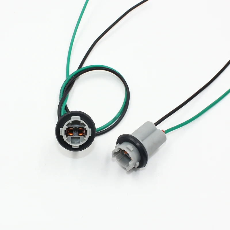 FSYLX 2 шт. держатель гнезда T10 W5W 168 194 t15 для автомобиля, грузовика, автомобильного света, инструментов LED лампы, адаптер разъема кабеля на 30 см провода.