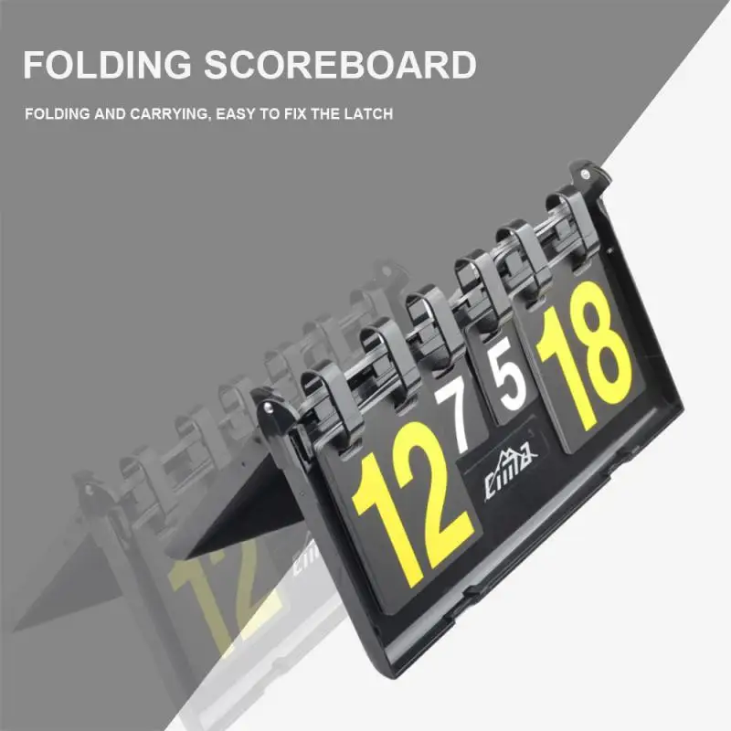 

High-quality Flip Basketball Scorer Accurate Ping Pong Scorer Score Keeping Four Digit Scoreboard Convenient Wireless Tournament