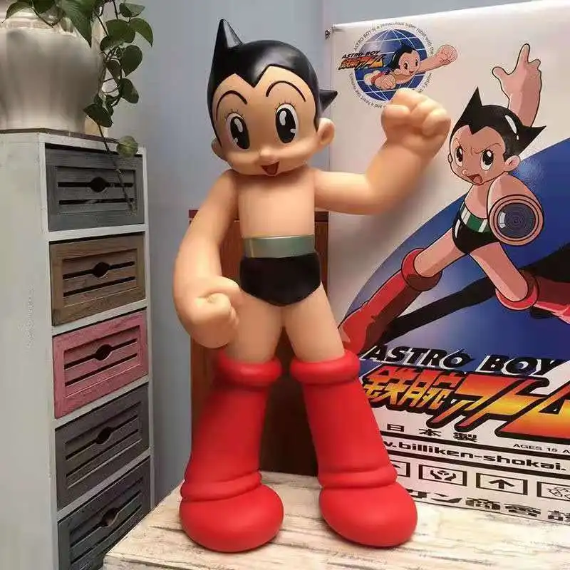 

Giant SIZE Nice Anime Astro Figure Atom Statue 80cm High Bust Salutes Peter Pan Full-Length Portrait Astroboy PVC Action Figure