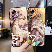 fashion animal phone case for xiaomi redmi note 9 pro note 10 pro note 8 pro 9 9a 9t 9c max 7 coque silicone cover black soft