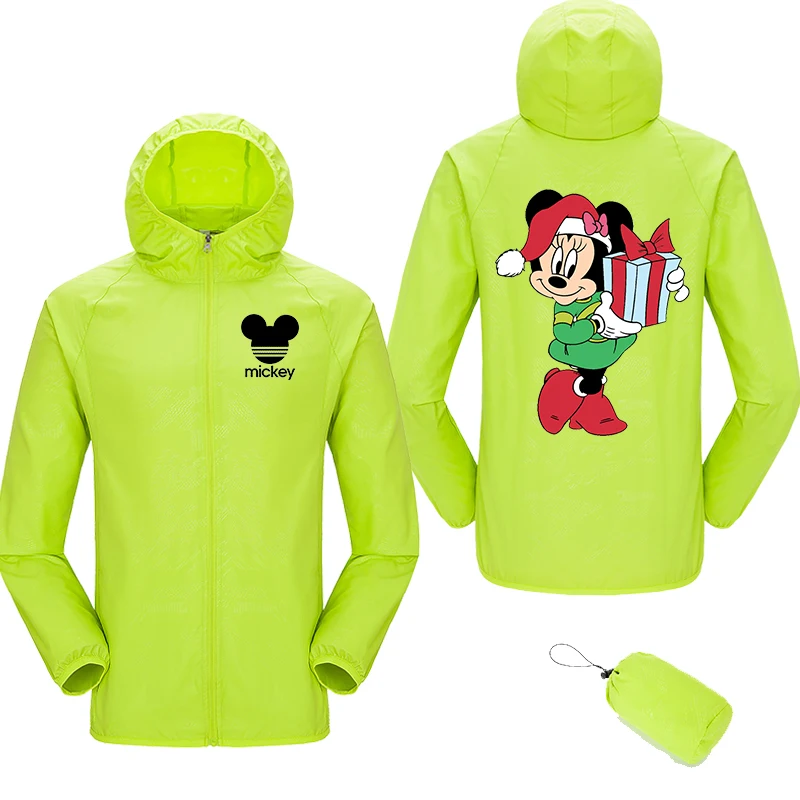 

Disney Mickey Mouse Men's hooded zipper streetwear casual hoodie printing breathable dry top