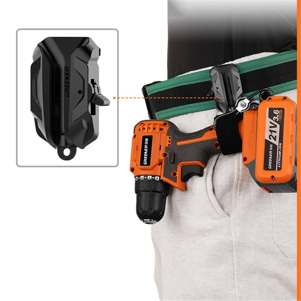 

2023 NEW Heavy-Duty Tool Hoster Set Wearable Waist Pack Electric Drill Bag Metal Parts Fishing Travel Storage Tool Bags