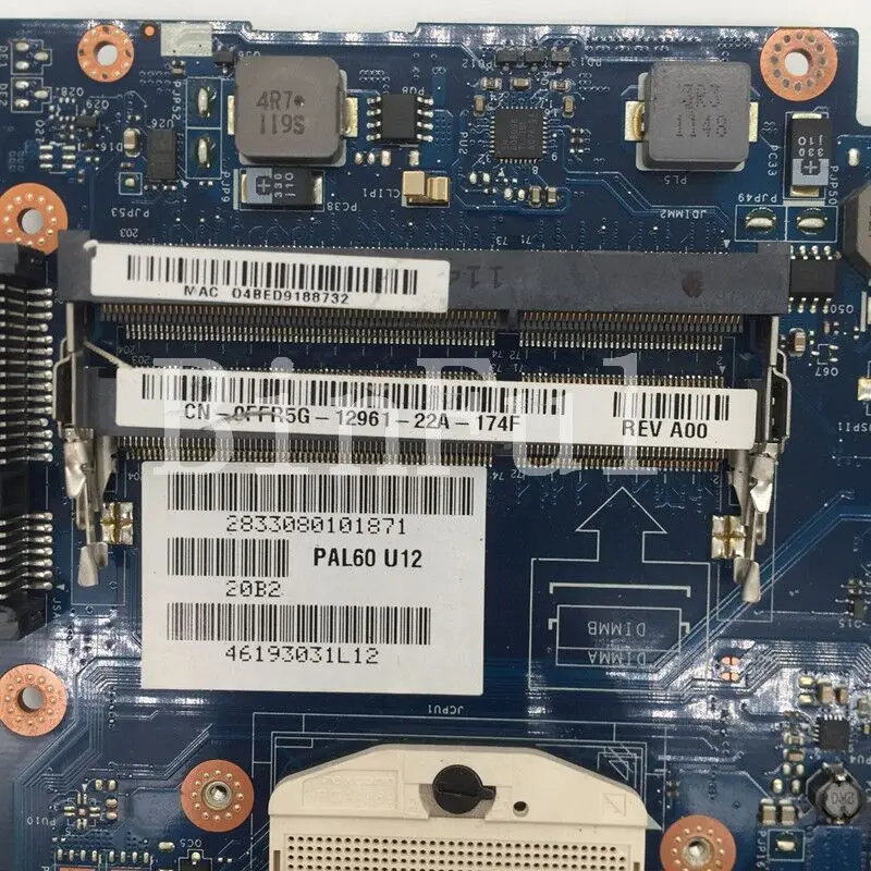 Материнская плата для ноутбука CN-0FFR5G 0FFR5G FFR5G PAL60 LA-6562P материнская Dell Latitude E6520 SLJ4M HM65