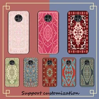 yndfcnb retro emboss floral flower phone case for samsung s20 lite s21 s10 s9 plus for redmi note8 9pro for huawei y6 cover