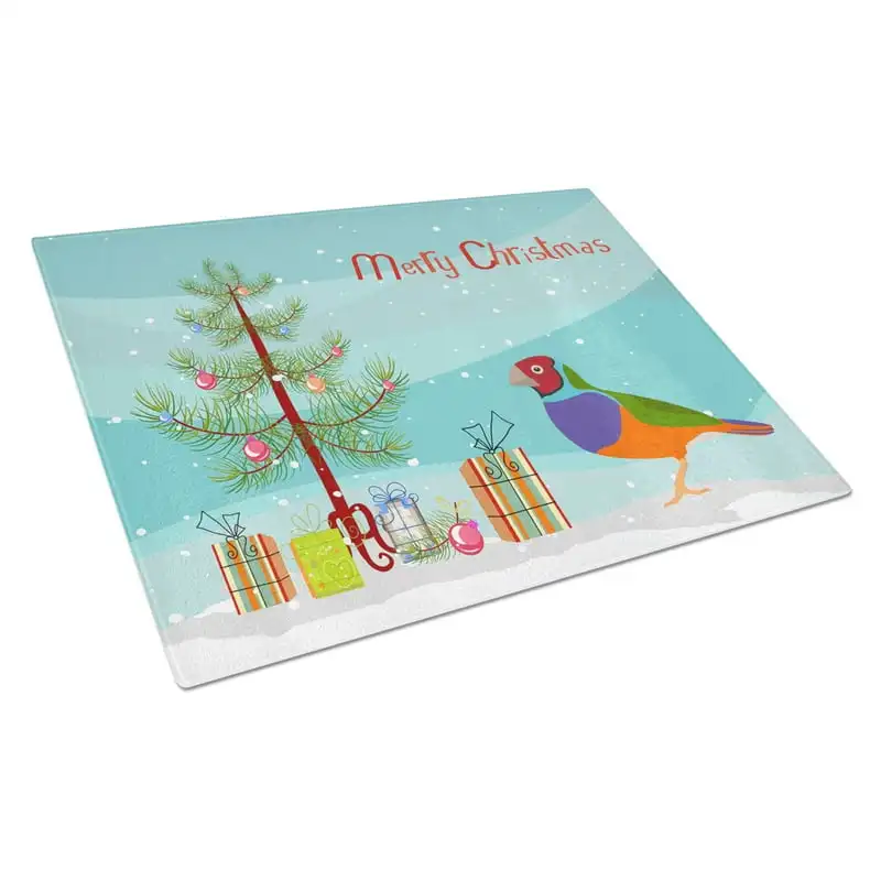 

Treasures CK4486LCB Amadina Merry Christmas Glass Cutting Board Large, 12H x 16W, multicolor Mini pipe bender